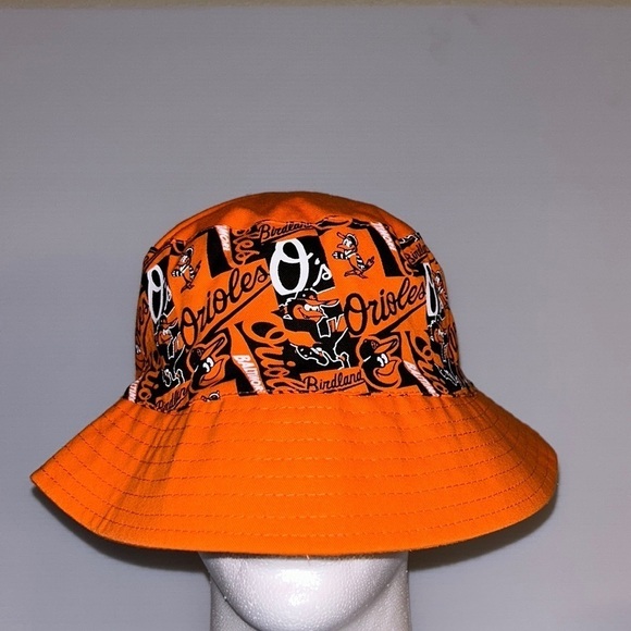 Baltimore Orioles & Miller Lite Logo Boonie Style Hat - 100% Cotton - Picture 3 of 6